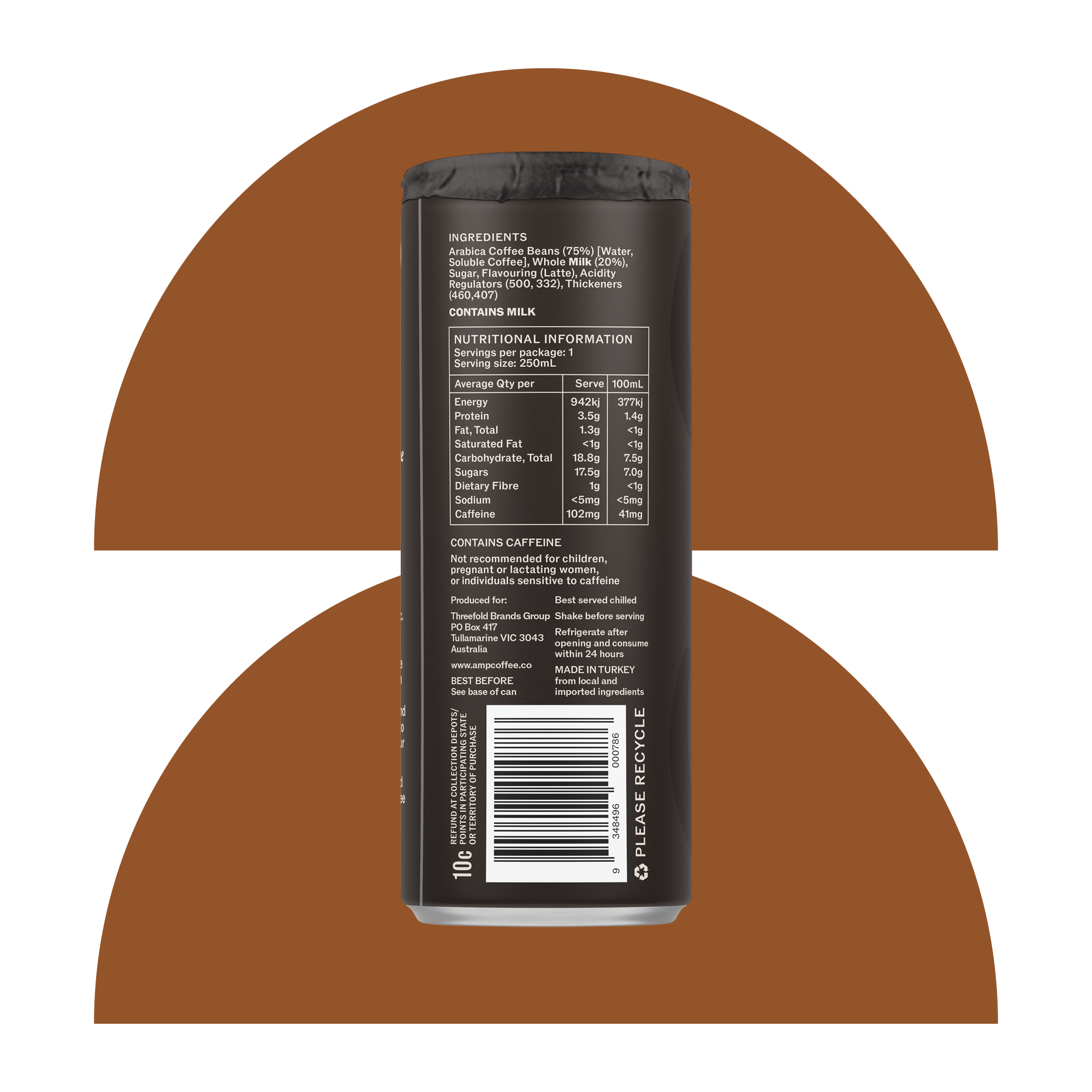 Double Shot Latte – 6×250mL Cans